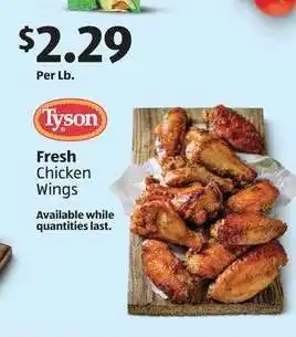 Aldi Tyson Fresh Chicken Wings offer