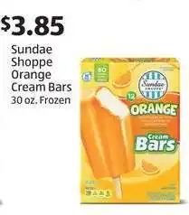 Aldi Sundae Shoppe Orange Cream Bars offer