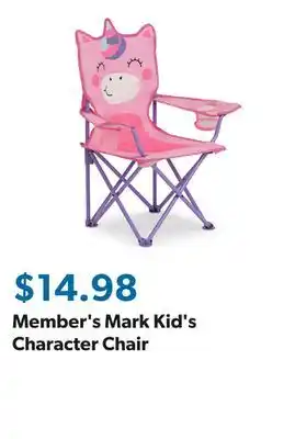 Sam's Club Member's Mark Kid's Character Chair offer