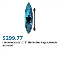 Sam's Club Lifetime Oracle 10' 3 Sit-On-Top Kayak, Paddle Included offer