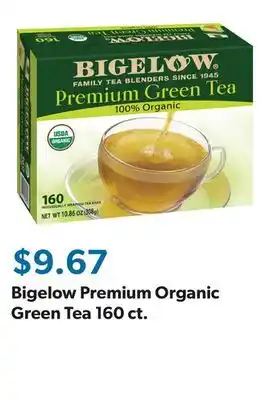 Sam's Club Bigelow Premium Organic Green Tea 160 ct offer