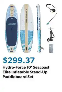 Sam's Club Hydro-Force 10' Seacoast Elite Inflatable Stand-Up Paddleboard Set offer