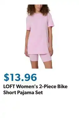 Sam's Club LOFT Women's 2-Piece Bike Short Pajama Set offer