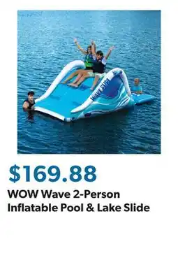 Sam's Club WOW Wave 2-Person Inflatable Pool & Lake Slide offer