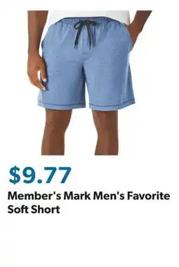 Sam's Club Member's Mark Men's Favorite Soft Short offer
