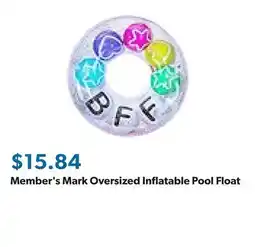 Sam's Club Member's Mark Oversized Inflatable Pool Float offer