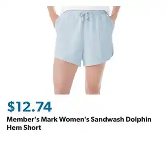 Sam's Club Member's Mark Women's Sandwash Dolphin Hem Short offer