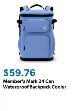 Sam's Club Member's Mark 24 Can Waterproof Backpack Cooler offer