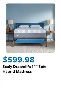 Sam's Club Sealy Dreamlife 14 Soft Hybrid Mattress offer