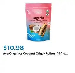 Sam's Club Ava Organics Coconut Crispy Rollers, 14.1 oz offer