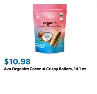 Sam's Club Ava Organics Coconut Crispy Rollers, 14.1 oz offer