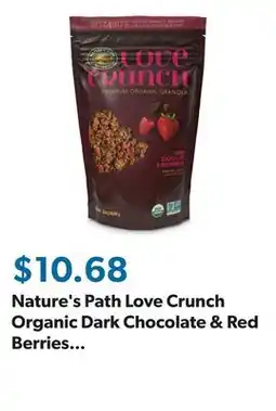 Sam's Club Nature's Path Love Crunch Organic Dark Chocolate & Red Berries Granola, 32 oz offer