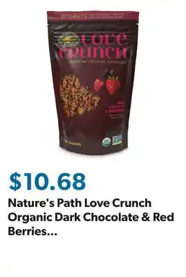 Sam's Club Nature's Path Love Crunch Organic Dark Chocolate & Red Berries Granola, 32 oz offer