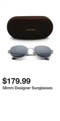 TJ Maxx 58mm Designer Sunglasses offer