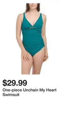 TJ Maxx One-piece Unchain My Heart Swimsuit offer