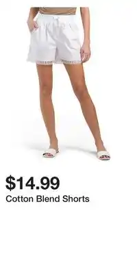TJ Maxx Cotton Blend Shorts offer