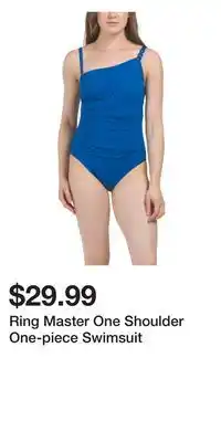 TJ Maxx Ring Master One Shoulder One-piece Swimsuit offer