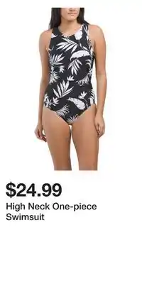 TJ Maxx High Neck One-piece Swimsuit offer