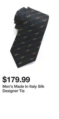 TJ Maxx Men's Made In Italy Silk Designer Tie offer