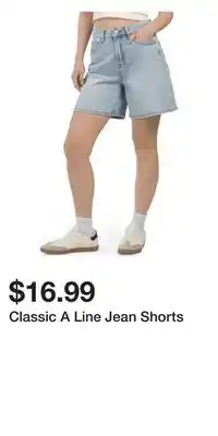 TJ Maxx Classic A Line Jean Shorts offer