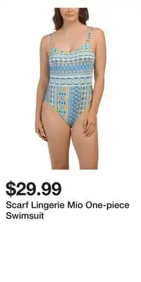 TJ Maxx Scarf Lingerie Mio One-piece Swimsuit offer