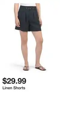 TJ Maxx Linen Shorts offer
