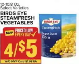 Food Lion Birds eye steamfresh vegetables offer