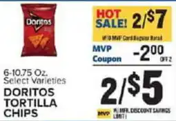 Food Lion Doritos tortilla chips offer