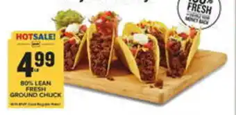 Food Lion Lean fresh ground chuck offer
