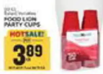 Food Lion Food lion party cups offer