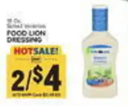 Food Lion Food lion dressing offer