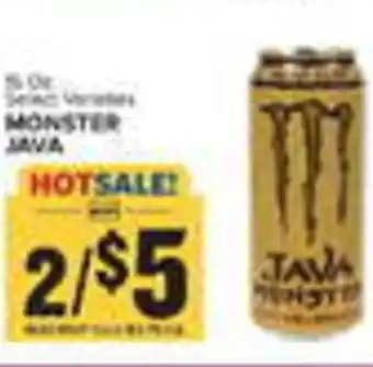 Food Lion Monster java offer