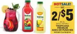 Food Lion Tropicana premium ades or punches offer
