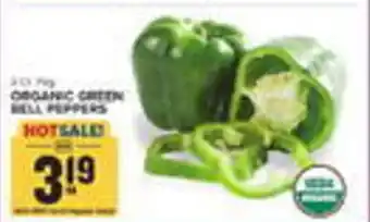 Food Lion Organic green bell peppers offer
