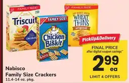 ACME Nabisco Family Size Crackers offer