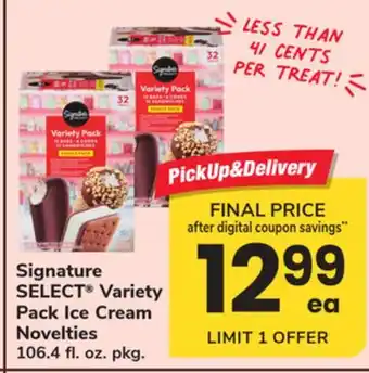 ACME Signature SELECT Variety Pack Ice Cream Novelties offer
