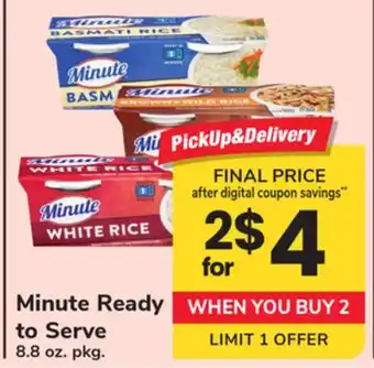 ACME Minute Ready to Serve offer