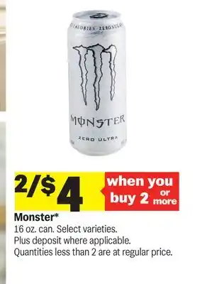 Meijer Monster offer