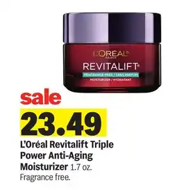 Meijer L'Oréal Revitalift Triple Power Anti-Aging Moisturizer offer