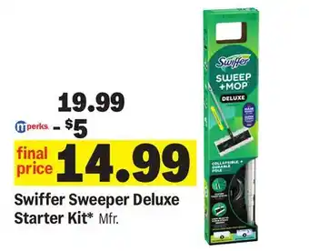 Meijer Swiffer Sweeper Deluxe Starter Kit offer