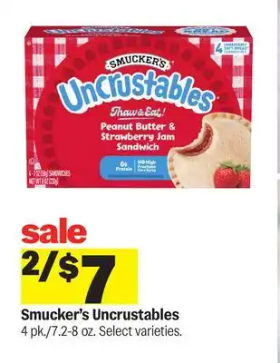 Meijer Smucker's Uncrustables offer