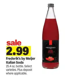 Meijer Frederik's by Meijer Italian Soda offer