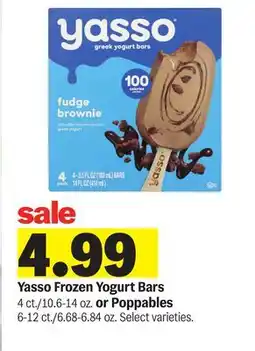 Meijer Yasso Frozen Yogurt Bars 4./oz offer