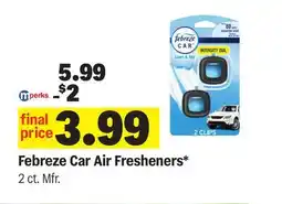 Meijer Febreze Car Air Fresheners offer
