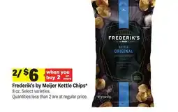 Meijer Frederik's by Meijer Kettle Chips offer