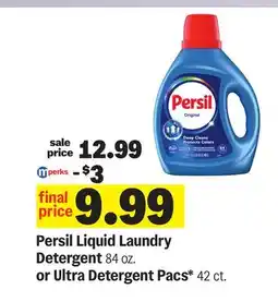 Meijer Persil Liquid Laundry Detergent 84 oz. or Ultra Detergent Pacs 42 ct offer