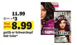 Meijer got2b or Schwarzkopf Hair Color offer
