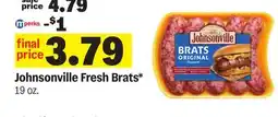Meijer Johnsonville Fresh Brats offer