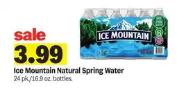 Meijer Ice Mountain Natural Spring Water offer