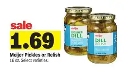 Meijer Meijer Pickles or Relish offer